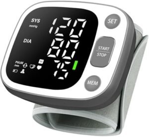 Oklar Wrist Blood Pressure Monitor, FDA Cleared Rechargeable BP Machine