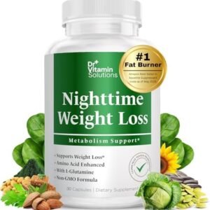 Nighttime Fat Burner for Women, Weight Loss & Appetite Suppressant, 30 Ct