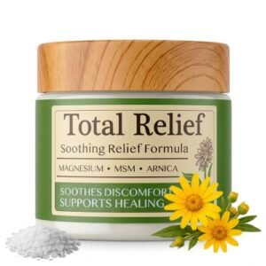 Total Relief - Magnesium Cream - Topical Lotion for Muscles, Joints & Legs