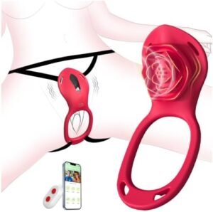 Couples Rose App Remote Control Wearable Vibrator