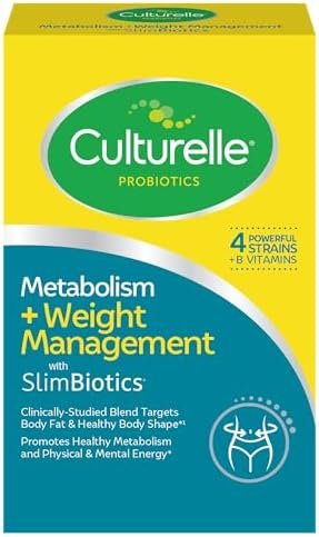 Culturelle Metabolism + Weight Management with SlimBiotics® Probiotic 30 Ct