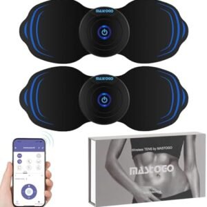 MASTOGO 12 Modes Wireless TENS Unit Muscle Stimulator for Pain Relief