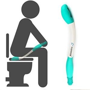 Fanwer Toilet Aids Tools,Long Reach Comfort Wipe,Extends Your Reach Over 15" Grips Toilet...