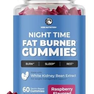 Night Time Fat Burner Gummies, Sleep Support and Weight Loss Supplement