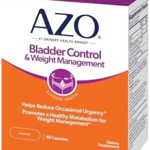 AZO Bladder Control with Go-Less & Weight Management Supplement 48 Capsules