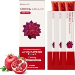 FOODOLOGY Coleology Cutting Jelly, Slimming Jelly Pomegranate, 30 Sticks