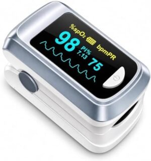 Fingertip Pulse Oximeter Blood Oxygen Saturation Monitor Pulse Ox