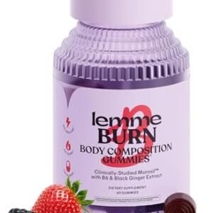 Lemme Burn Belly Fat & Metabolism Gummies for Women, 30-Day Supply