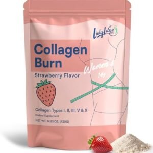LivLyLuxe Multi Collagen Burn Powder for Women, Peptides for Weight Loss