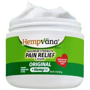 Hempvana Maximum Strength Relief Cream. Hemp Seed Oil for Muscles & Joints