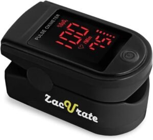 Zacurate 500 Series Fingertip Pulse Oximeter Blood Oxygen Saturation Monitor with Silicon...