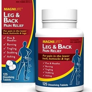 MagniLife Leg & Back Pain Relief Tablets,125 Ct