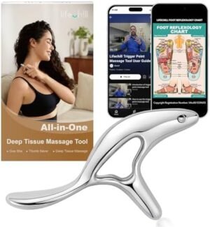 lifechill Trigger Point Massage Tool for Pain Relief Deep Tissue & Gua Sha