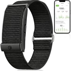 Smart Bracelet Health and Fitness Tracker No Subscription Fees Black