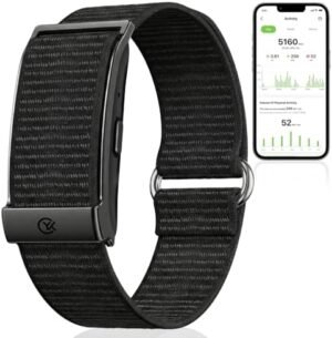 Smart Bracelet Health and Fitness Tracker No Subscription Fees Black