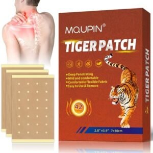 42PCS Tiger Patch, Chinese Tiger Back Heat Patches Ultra Strength for Muscle Joint of...