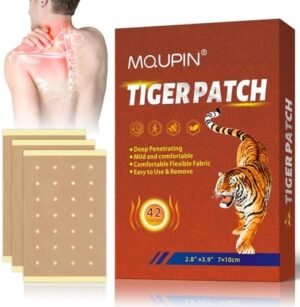 42PCS Tiger Patch, Chinese Tiger Back Heat Patches Ultra Strength for Muscle Joint of...