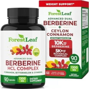 ForestLeaf Berberine Supplement - 1300mg per Serving