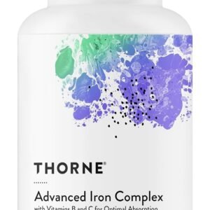 THORNE Advanced Iron Complex, Chelated Iron Supplement, 60 Capsules