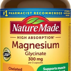 Nature Made Magnesium Glycinate 300 mg per 3 Capsules, 90 Capsules