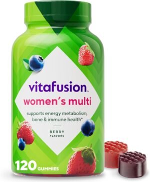 Vitafusion Women's Multivitamin Gummy | Yummy Berry Flavor | 120 Gummies