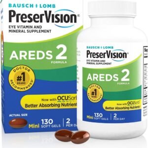 PreserVision AREDS 2 Eye Vitamins Lutein Zeaxanthin Supplement 130 Softgels