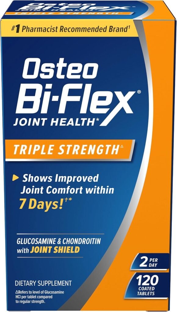 Osteo Bi-Flex Triple Strength Glucosamine Chondroitin Supplement, 120 Count