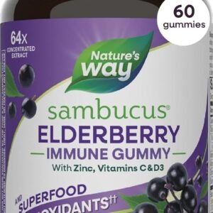 Nature's Way Sambucus Elderberry Gummies for Immune Support* Ages 4+, 60 ct