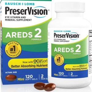 PreserVision AREDS 2 Eye Vitamins Lutein Supplement 120 Softgels